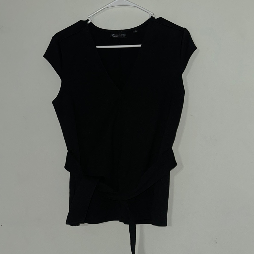 New York & Company Black Blouse Chic Top
